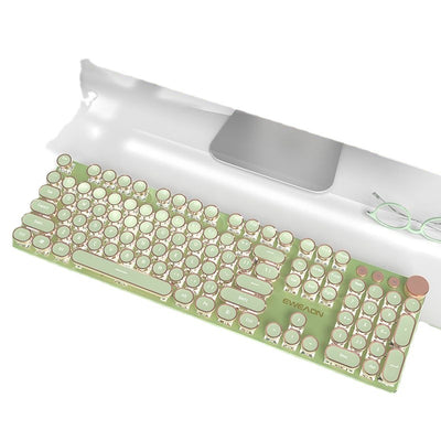 Teclado Mecánico Steampunk V20 con Cable - Diseño Industrial Retro - Image 9