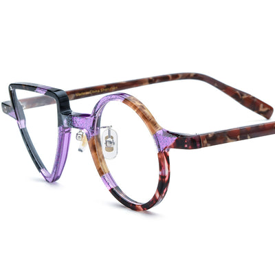 Gafas Redondas Triangulares - Diseño Moderno Unisex - Image 16