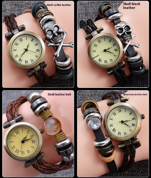 Reloj Pulsera Vintage Artesanal con Giro de Moda para Mujer - Image 18