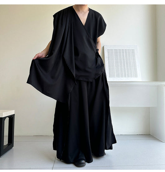 Blusa Minimalista Holgada sin Tirantes para Hombre y Mujer - Image 19