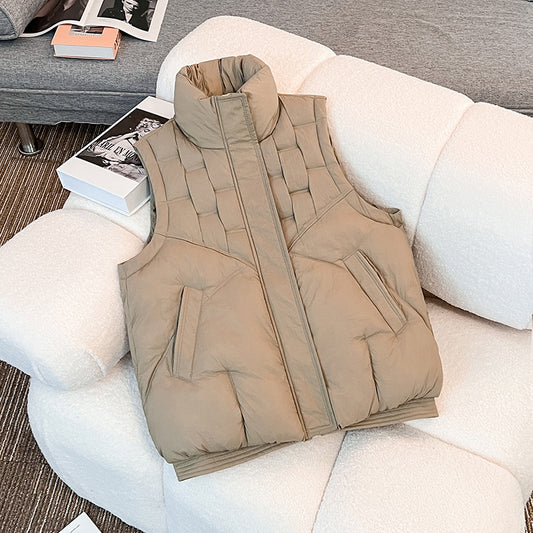 Chaleco Casual de Cuello Parado - Diseño Versátil y Moderno - Image 2