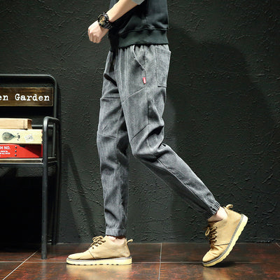 Pantalones Harem Cómodos Talla Grande para Hombre - Estilo Casual Moderno - Image 8
