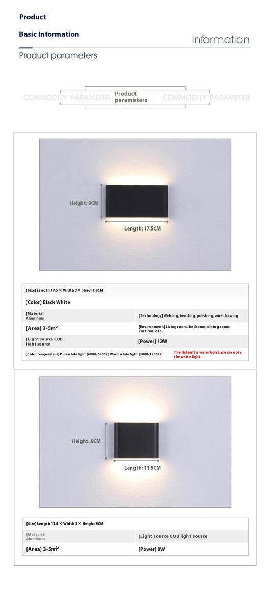 Lámpara LED Rectangular para Exterior - Pared, Patio y Jardín - Image 14
