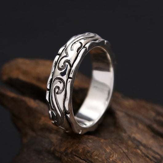 Anillo de Plata Esterlina S925 Elegante