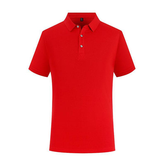 Polo de Manga Corta Color Sólido con Solapa - Image 21