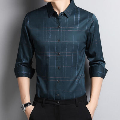 Camisa Manga Larga para Papá - Primavera y Otoño - Image 16