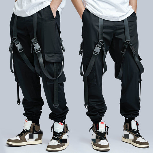 Pantalones Funcionales Holgados para Hombre - Comodidad y Estilo - Image 3