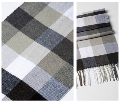 Bufanda Cuadriculada para Hombre - Cálida y Versátil - Image 10
