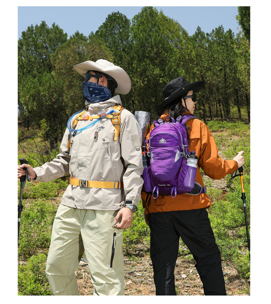 Mochila de Senderismo AZELA Gris - Mochila Multifuncional para Camping y Aventuras - Image 31