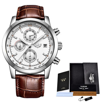 Reloj de Cuarzo Multifuncional con Correa de Malla Negra - Image 2