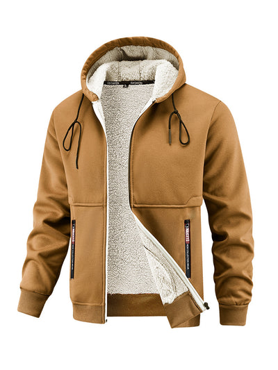 Abrigo de Invierno para Hombre con Lana de Cordero Engrosada - Image 7