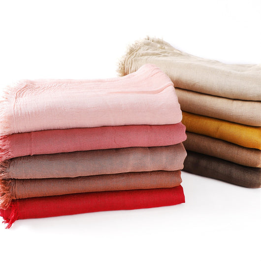 Pashmina Modal Fina Transpirable - Chal Ligero Monocromático para Mujer - Image 40