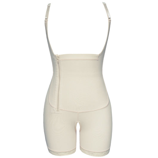 Jumpsuit Enterizo Melocotón con Corset para Mujer Talla Grande - Image 8