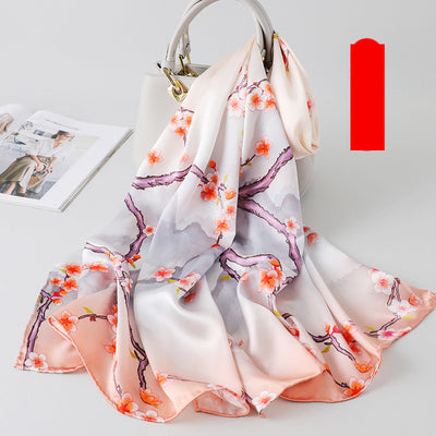 Pañuelo de Seda Estampado para Mujer - Image 8