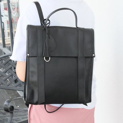 Mochila de Cuero para Mujer con Doble Compartimento de Hombro - Gran Capacidad - Image 12