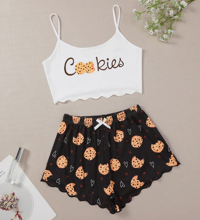 Short de Tirantes Estampado para Servicio del Hogar - Image 4