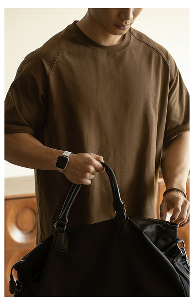 Camiseta Raglan Suelta con Protección Solar y Tecnología Antibacterial para Hombre - Image 11