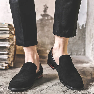 Zapatos de Ante para Hombre Punta Aguda Estilo Británico Versátil - Image 23