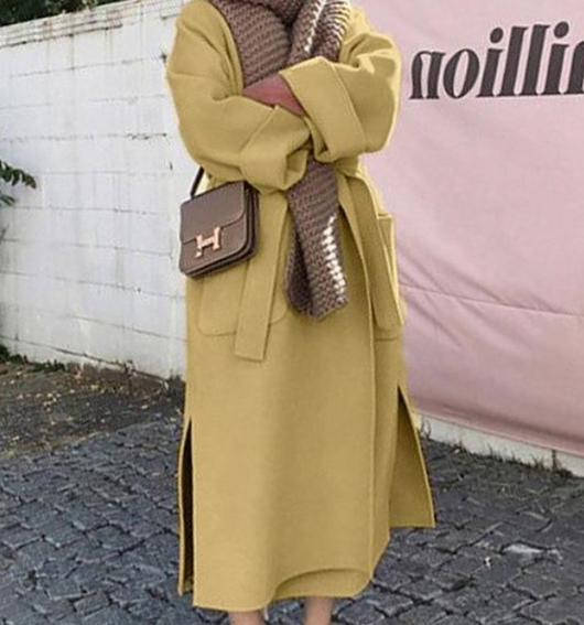 Gabardina Elegante y Minimalista para Mujer - Largo Medio - Image 8