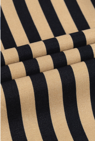 Camisa Manga Larga a Rayas Slim Fit Estilo Japonés para Hombre - Image 16