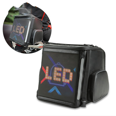 Bolsa Trasera para Moto con Pantalla LED Personalizable DIY - Image 2