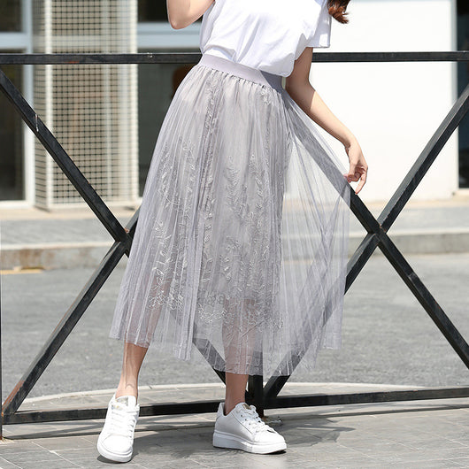 Falda Tutú de Tul Hada Voluminosa Midi para Mujer - Image 12