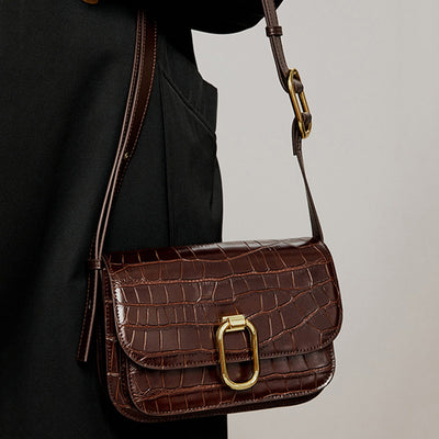 Bolso Messenger Vintage de Un Hombro para Hombre Maduro - Image 8