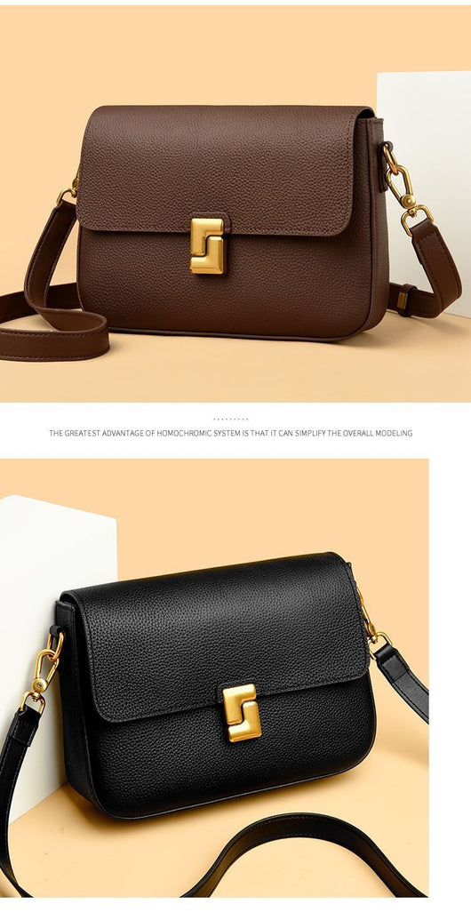 Bolso Mensajero de Cuero Vintage para Mujer - Image 12