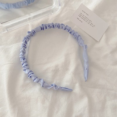 Diadema de Esponja Acolchada de Color Sólido - Accesorio para el Pelo - Image 26