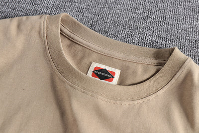 Camiseta de Algodón Vintage Holgada para Hombre - Image 7