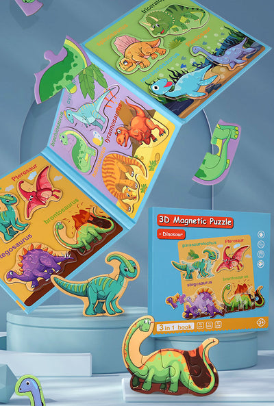 Puzzle Magnético 3D de Libros Plegables Avanzado para Niños - Image 9