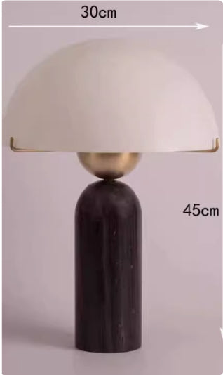 Lámpara de Mesa Retro Cueva Nube con Cristal para Sala y Dormitorio - Image 9