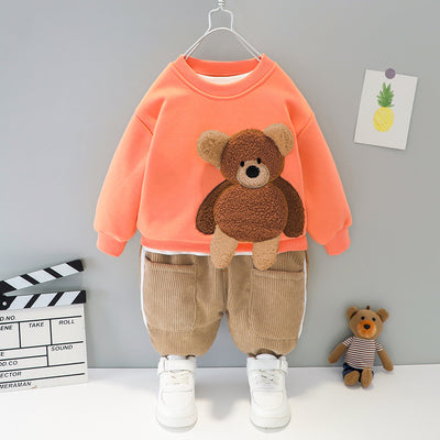 Conjunto Infantil de Terciopelo Acolchado Premium