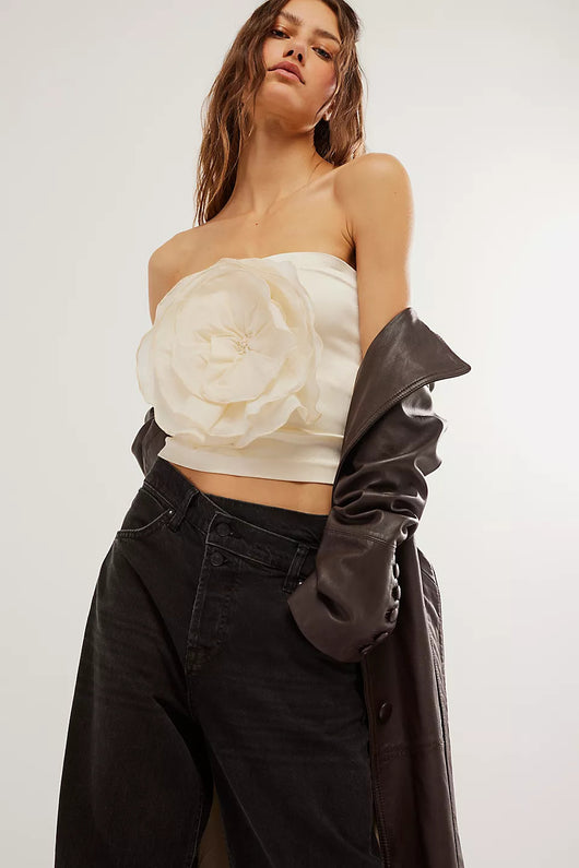 Corpiño Deportivo Estampado Floral sin Tirantes - Image 18