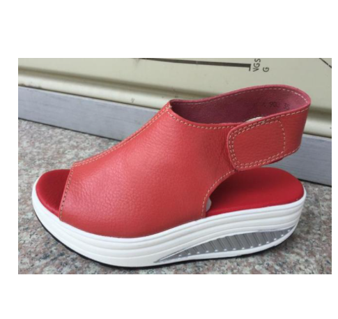 Sandalias Plataforma Boca de Pez con Malla y Base de Madera para Mujer - Image 8