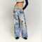 Jeans Tie-Dye Lavado con Impresión Digital