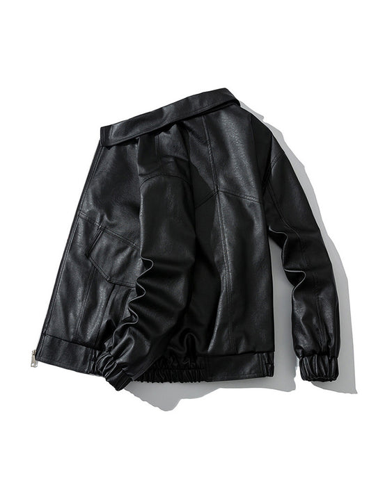 Chaqueta de Cuero para Hombre con Solapa Ancha - Estilo Moderno y Elegante - Image 21