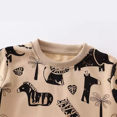 Sudadera Infantil de Algodón Manga Larga para Otoño e Invierno - Image 2
