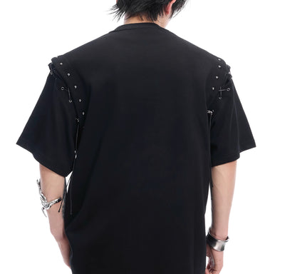 Blusa Deconstruida con Encaje y Recortes - Image 8