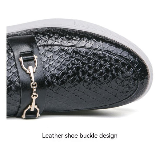 Mocasines de Cuero Británico con Hebilla Doble - Zapatos Ejecutivos Versátiles - Image 16