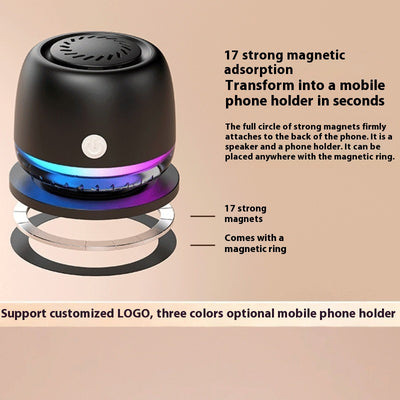Parlante Bluetooth Magnético Portátil con Batería de Larga Duración - Image 3