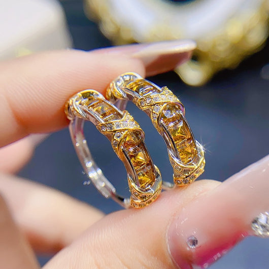 Anillo de Citrino Natural para Mujer - Image 5