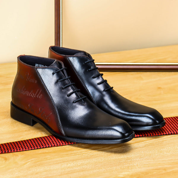 Botas Martin Bicolor Ejecutivas de Cuero Genuino para Hombre