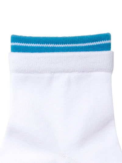 Calcetines Bajos de Algodón con Rayas Azules Dobles - Luokou - Image 6