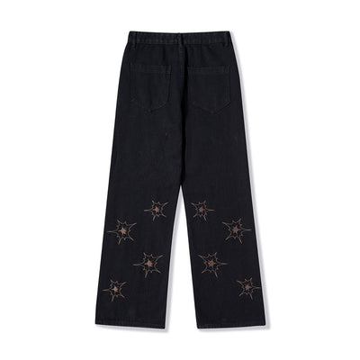 Pantalones Hip Hop Retro Americano Negro - Image 11