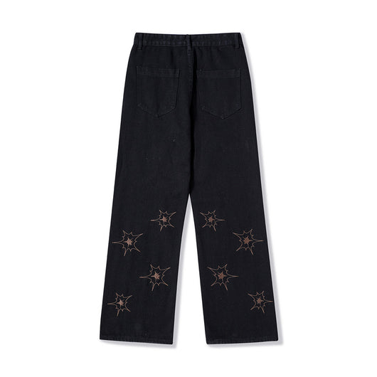 Pantalones Hip Hop Retro Americano Negro - Image 11