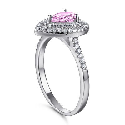 Anillo de Diamante Talla Pera - Image 10