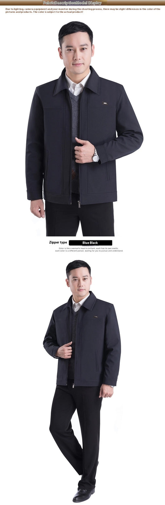Chaqueta Casual de Otoño para Hombre Maduro - Image 21