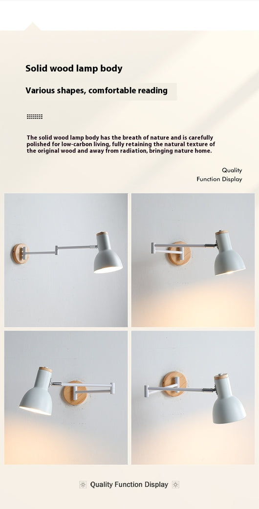 Lámpara de Pared Articulada con Soporte para Pinceles - Diseño Creativo Retráctil - Image 11