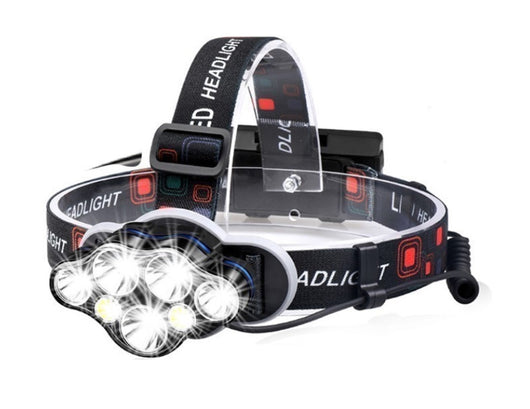 Linterna Frontal LED T6 Recargable USB - Impermeable para Camping y Pesca - Image 6